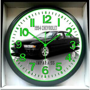 Glow In The Dark Wall1994 Chevy Chevrolet Impala SS Glow In The Dark Wall Clock
